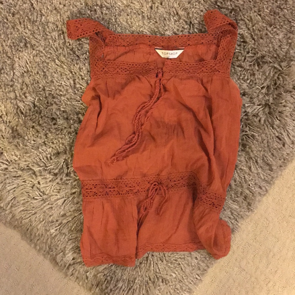 Topshop bohemian top